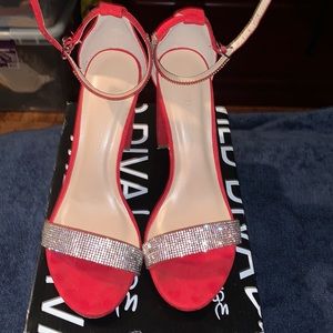 Red Suede Heels